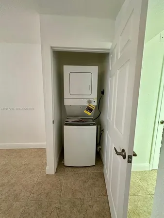 a utility room with a window