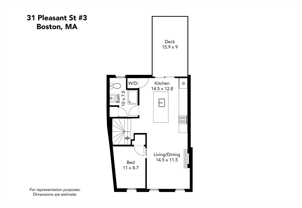 31 Pleasant Street, Unit 3 Boston, MA 02129 - Photo 9 of 9