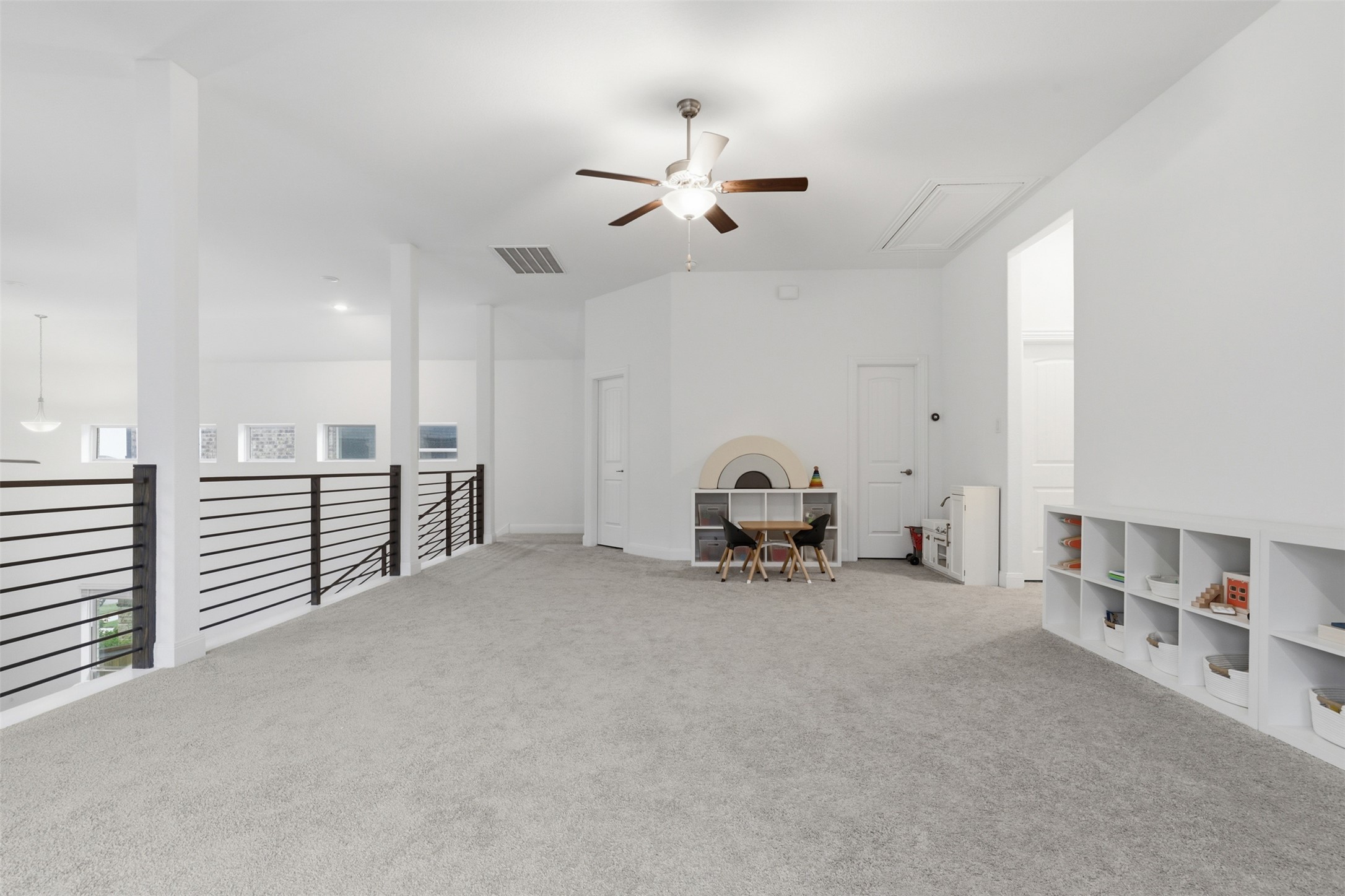3021 Sage Ranch Drive Leander, TX 78641 - Photo 15 of 32 a view of a livingroom with furniture and a ceiling fan