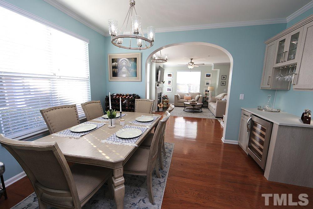 9145 Wooden Road Raleigh, NC 27617 - Photo 3 of 16 Notice the Wine Bar!!!