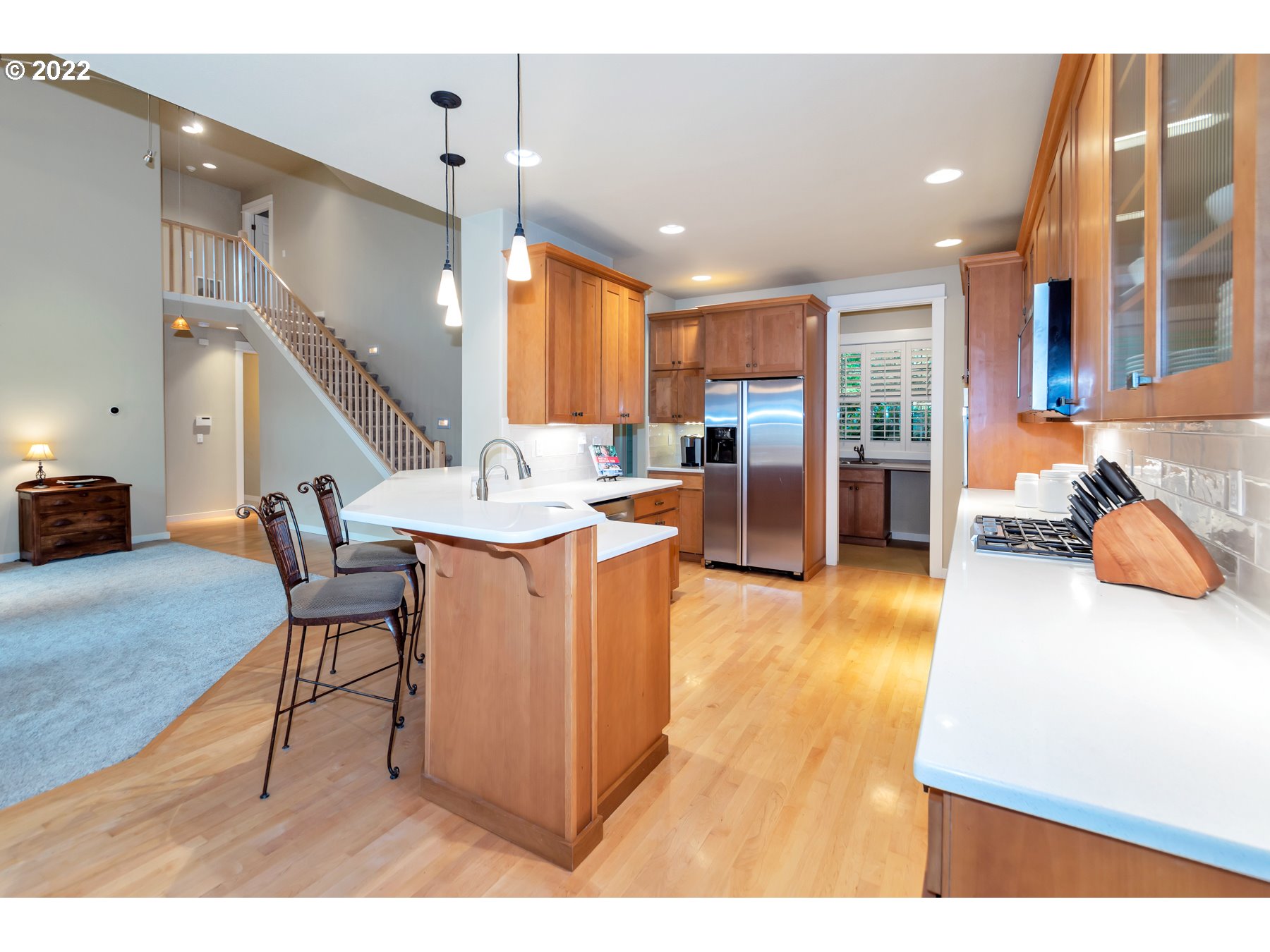 19704 Southeast 26th Way Camas, WA 98607 - Photo 12 of 32 a living room with furniture and a wooden floor