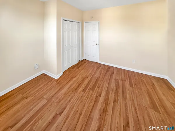 a view of wooden floor in a room