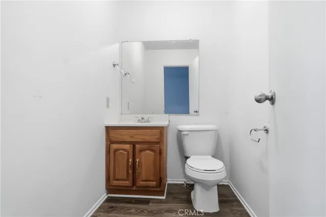 a view of balcony and wooden floor