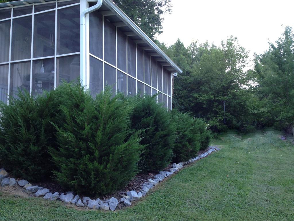 129 Wampler Road Bristol, TN 37620 - Photo 22 of 24 Landscaping Around Screen Deck