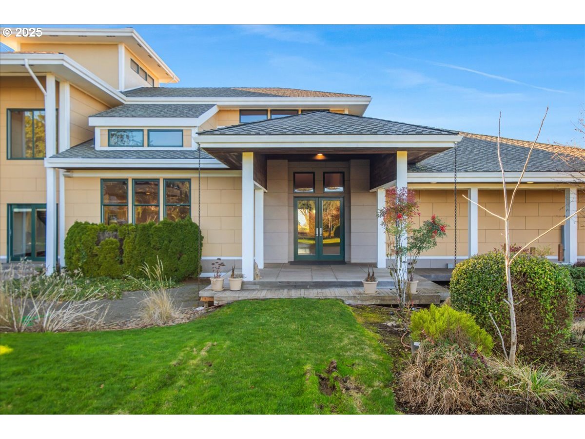 32230 Northeast Old Parrett Mountain Road Newberg, OR 97132 - Photo 7 of 14 a view of a house with a yard porch and sitting area