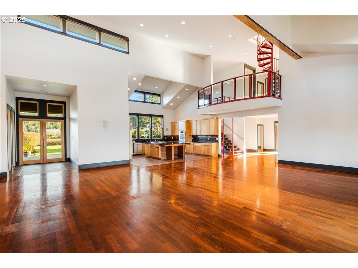32230 Northeast Old Parrett Mountain Road Newberg, OR 97132 - Photo 8 of 14 a view of an entryway with wooden floor