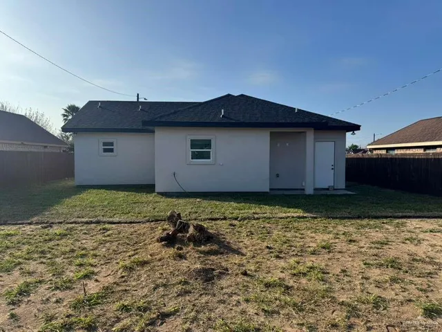 a backyard of a house