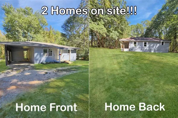 front view of house with a yard