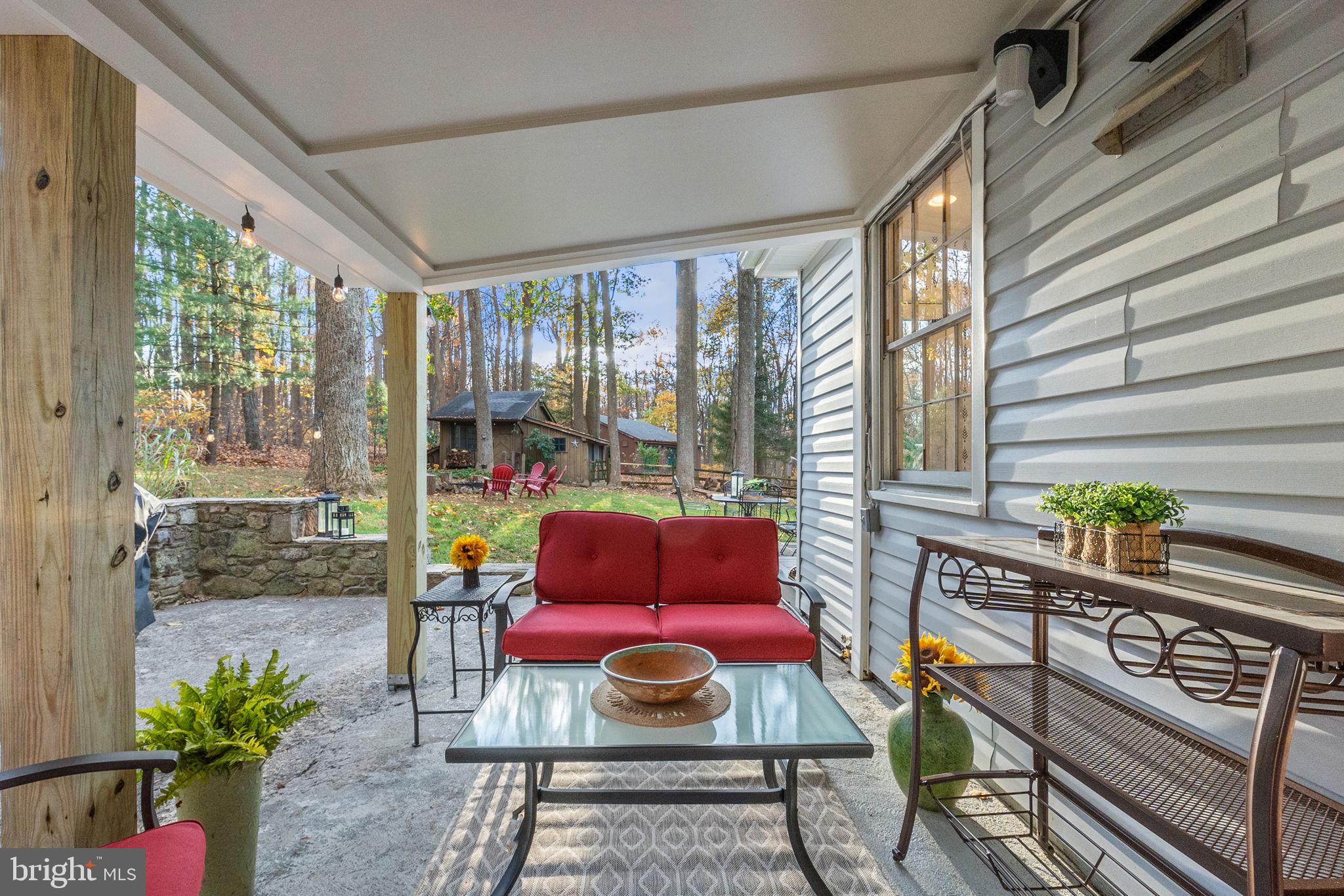 32651 Mt Weather Road Bluemont, VA 20135 - Photo 40 of 117 Covered porch with flat screen! Sports anyone?