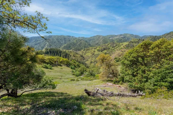a view of lake with mountain