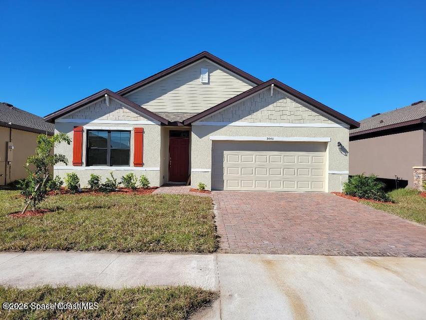 3440 Foggy Mist Road Southeast Palm Bay, FL 32909 - Photo 1 of 14 Front View