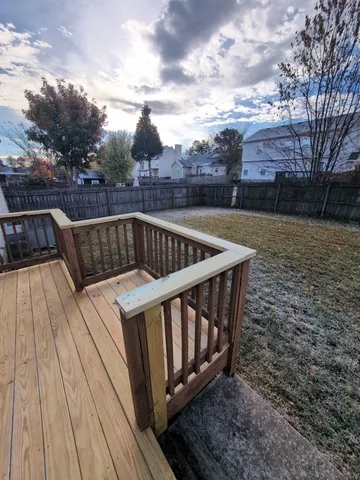 en view of an empty room with a window