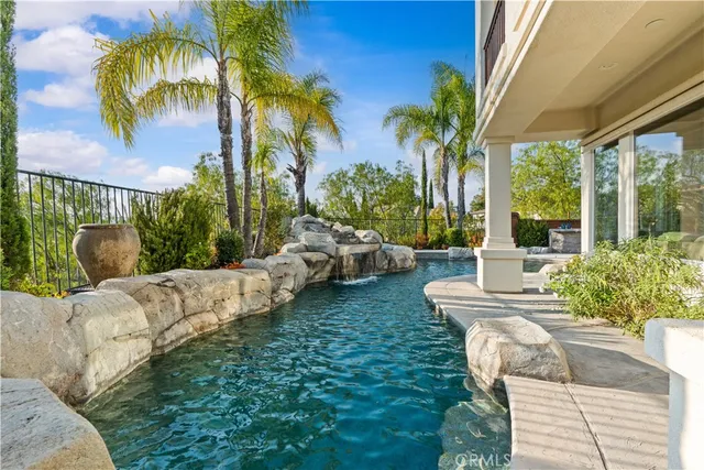 a view of yard with outdoor seating