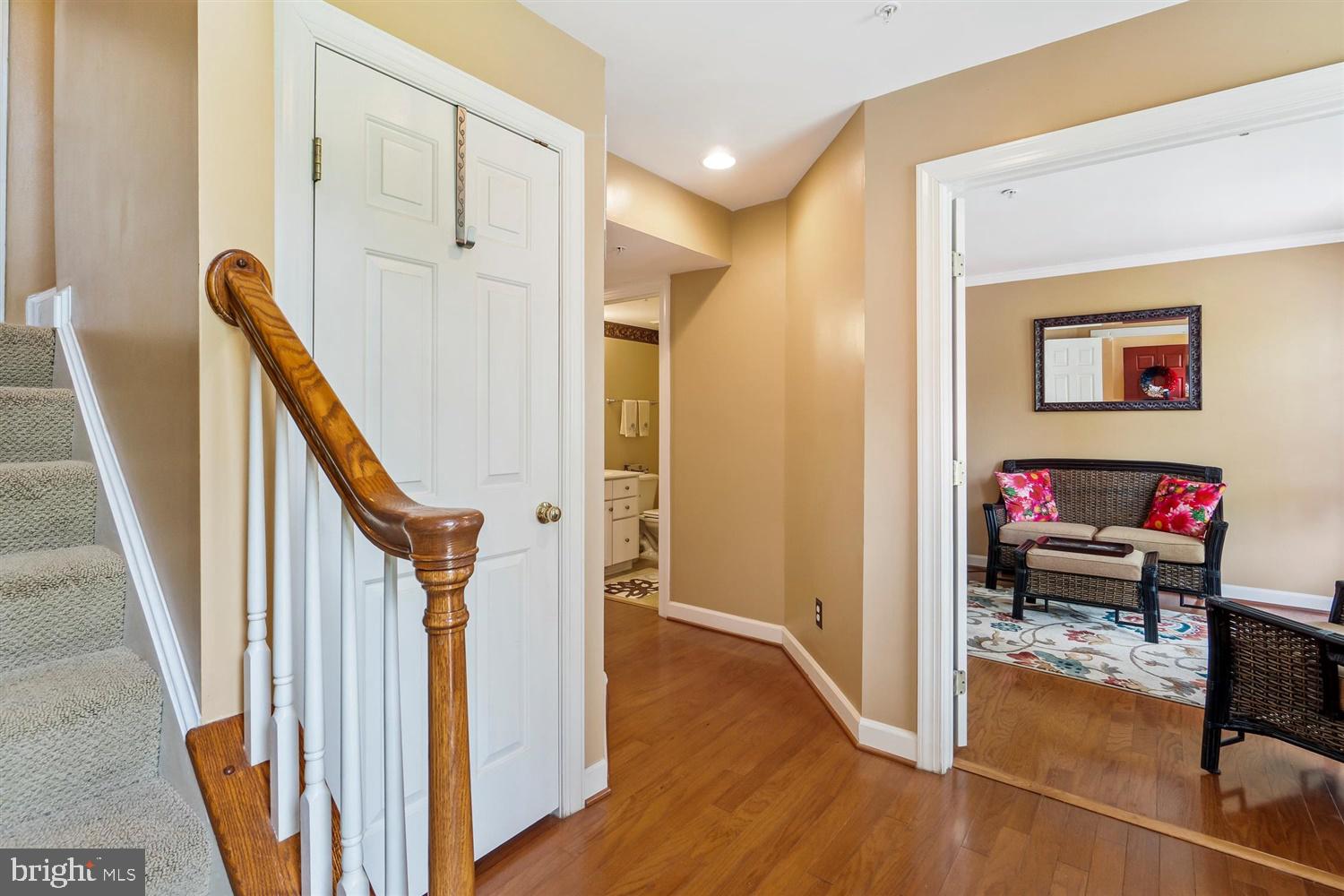 5155 Key View Way Perry Hall, MD 21128 - Photo 2 of 40 Foyer with Hardwood Floors & Coat Closet