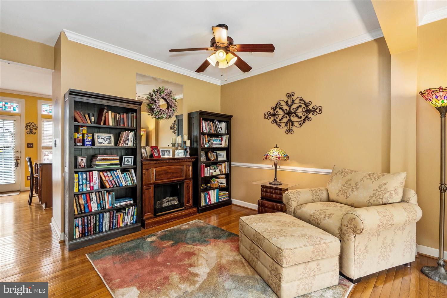5155 Key View Way Perry Hall, MD 21128 - Photo 11 of 40 Dining Room with Ceiling Fan & Crown Molding