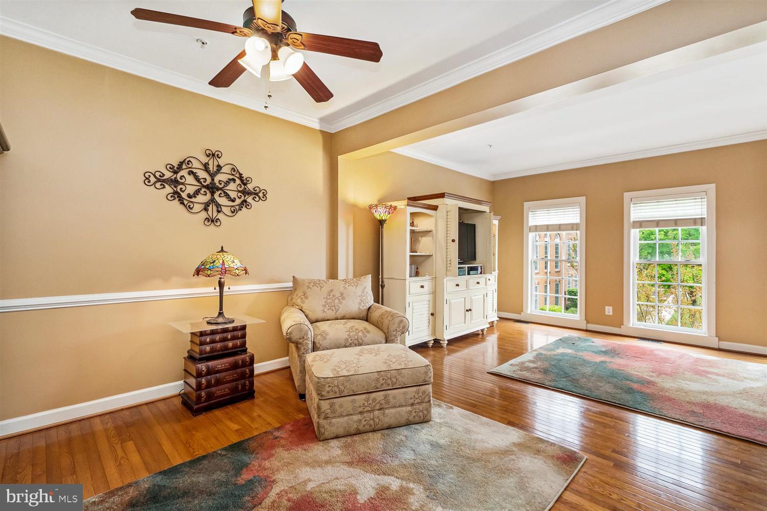 5155 Key View Way Perry Hall, MD 21128 - Photo 10 of 40 Open Living & Dining Room with Hardwood Floors