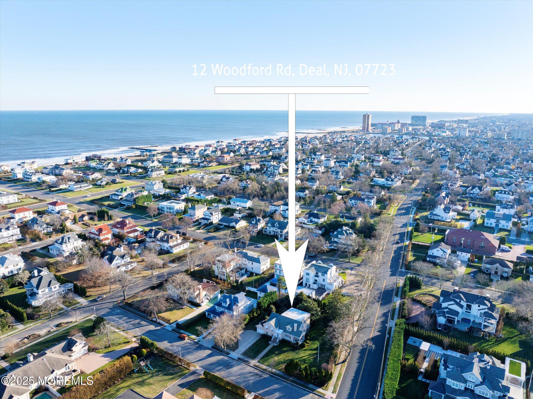 12 Woodford Road Deal, NJ 07723 - Photo 62 of 77 an aerial view of a city