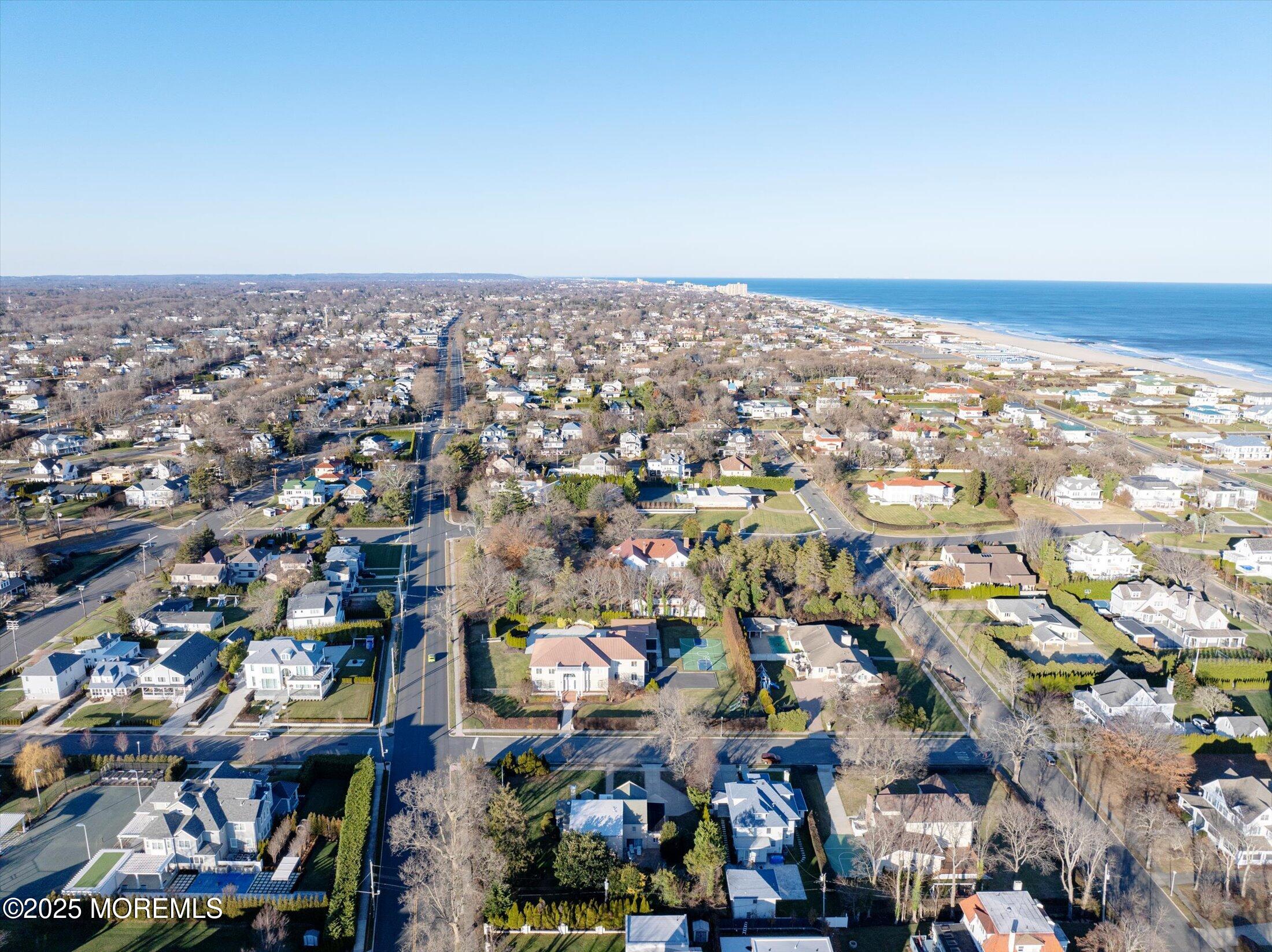 12 Woodford Road Deal, NJ 07723 - Photo 69 of 77 an aerial view of a city