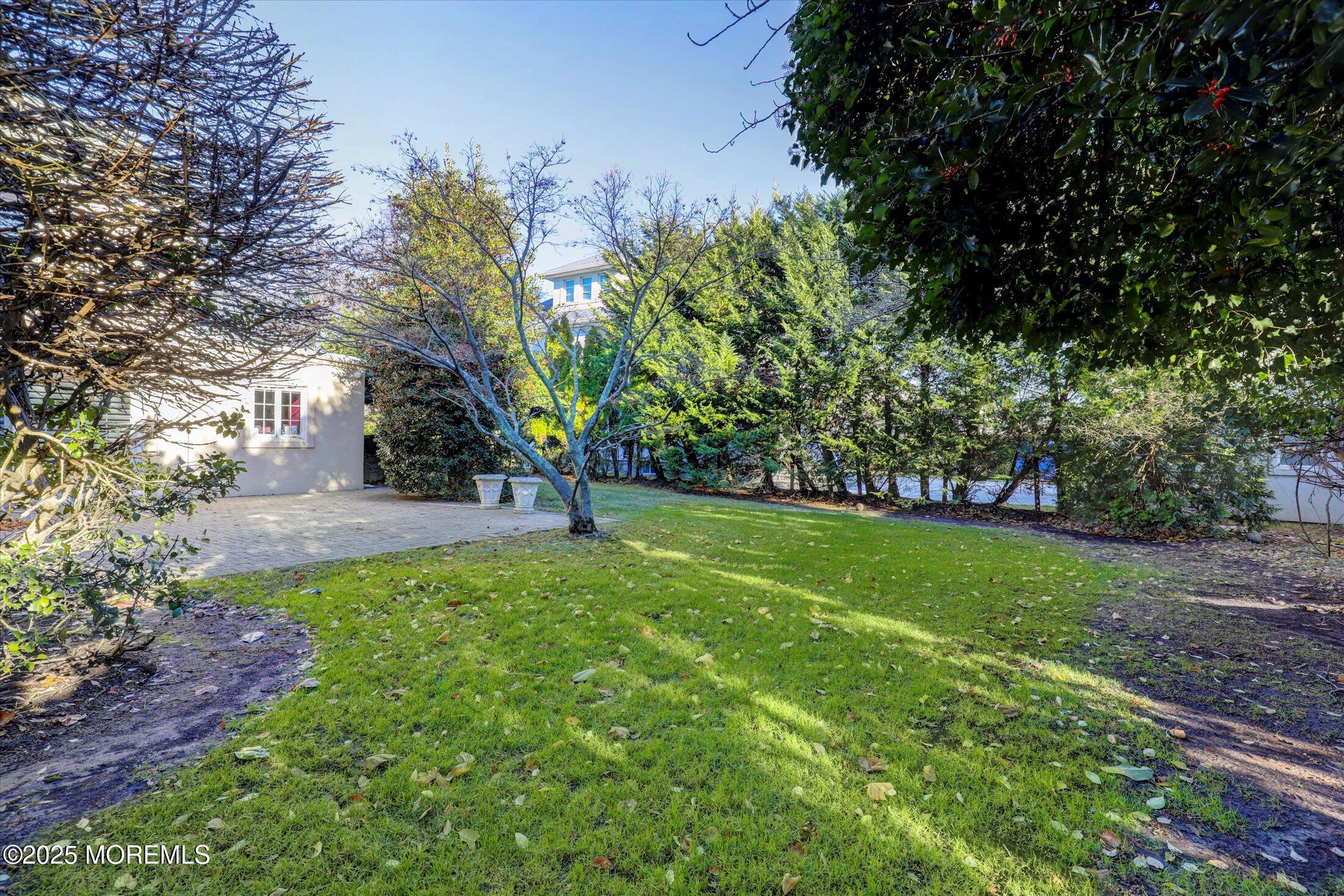 12 Woodford Road Deal, NJ 07723 - Photo 72 of 77 a view of backyard with green space