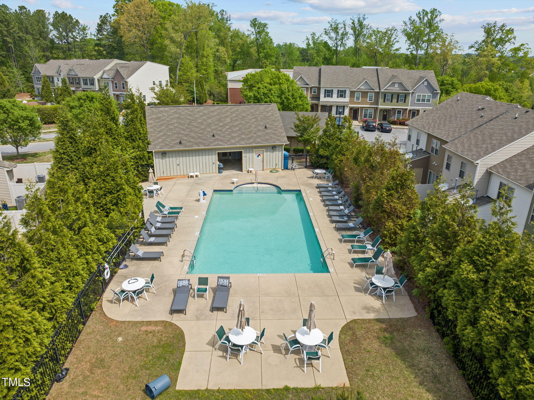 7837 Allscott Way Raleigh, NC 27612 - Photo 17 of 17 an aerial view of a house
