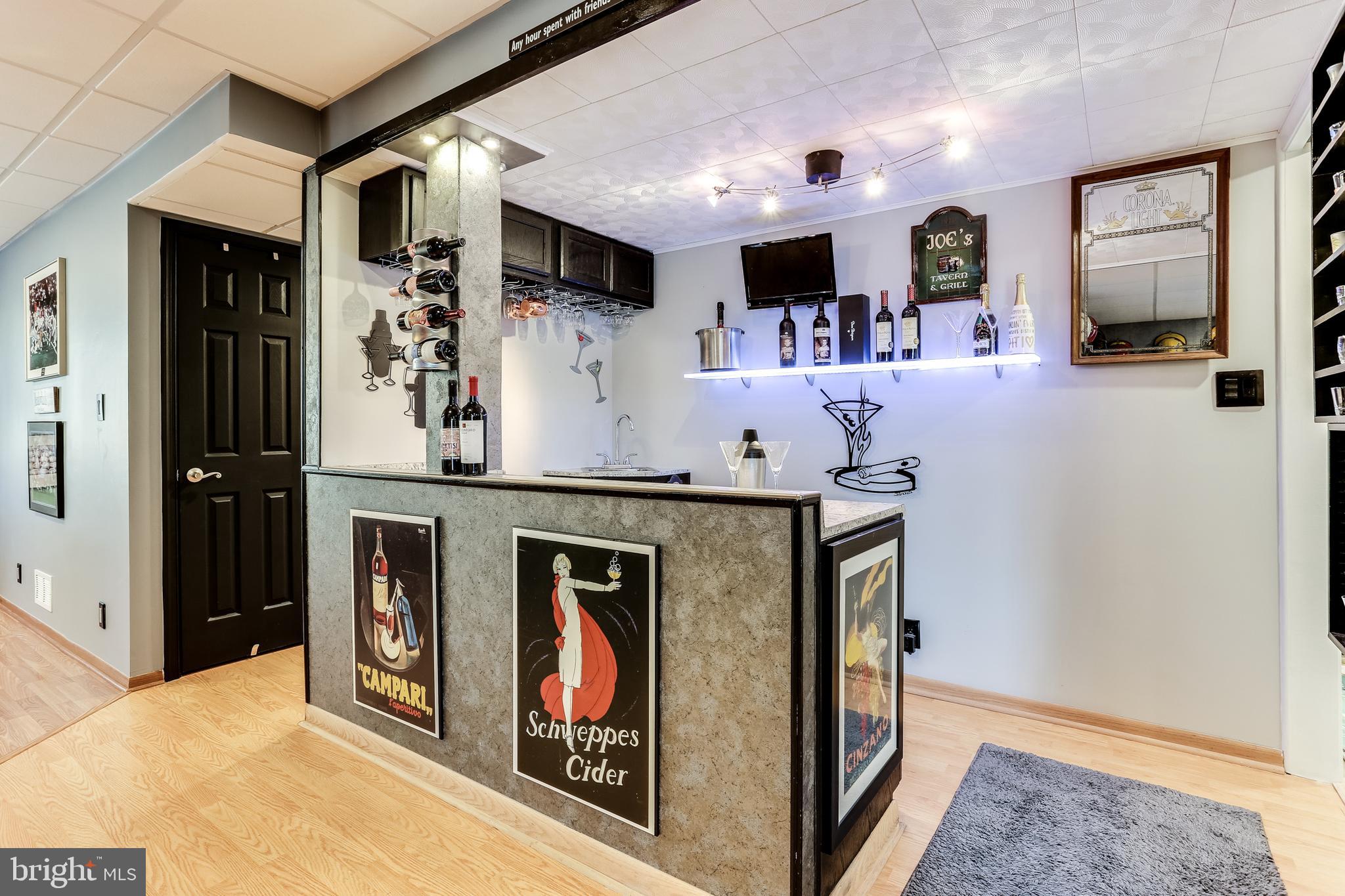 6412 Lochridge Road Columbia, MD 21044 - Photo 22 of 53 Basement Wet Bar Adjoins Family Room