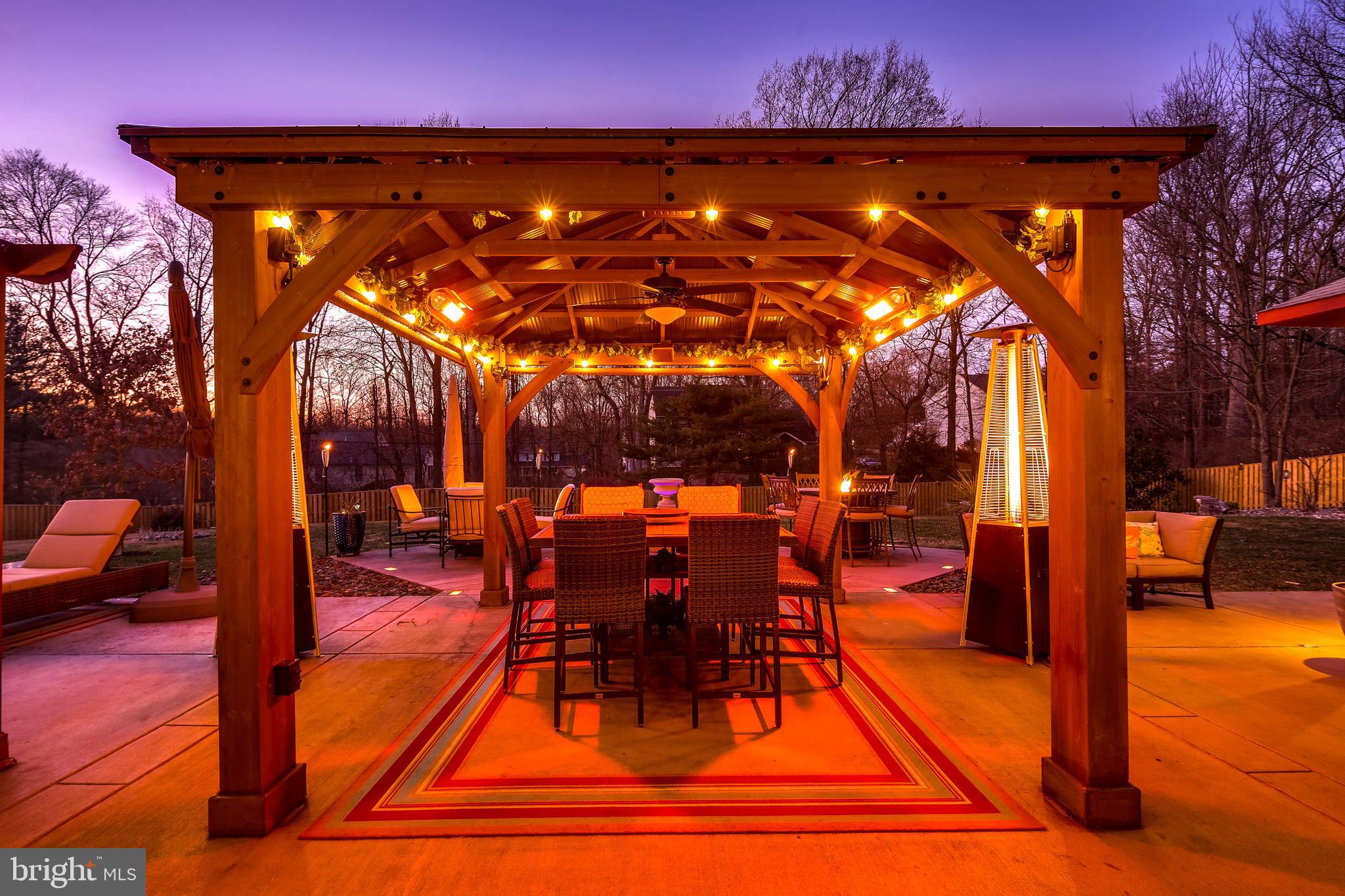 6412 Lochridge Road Columbia, MD 21044 - Photo 36 of 53 Gazebo with lighting