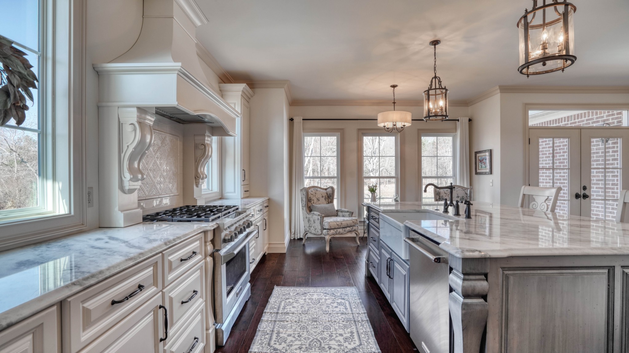 1368 Tidwell Switch Road Dickson, TN 37055 - Photo 20 of 69 a kitchen with granite countertop a stove and a sink