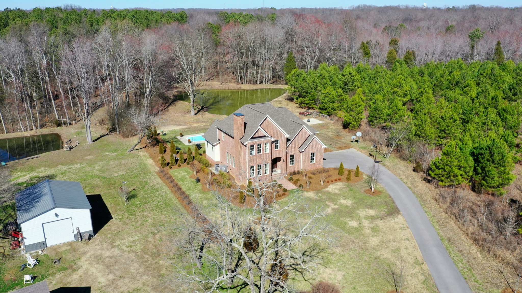 1368 Tidwell Switch Road Dickson, TN 37055 - Photo 3 of 69 an aerial view of a house with a garden