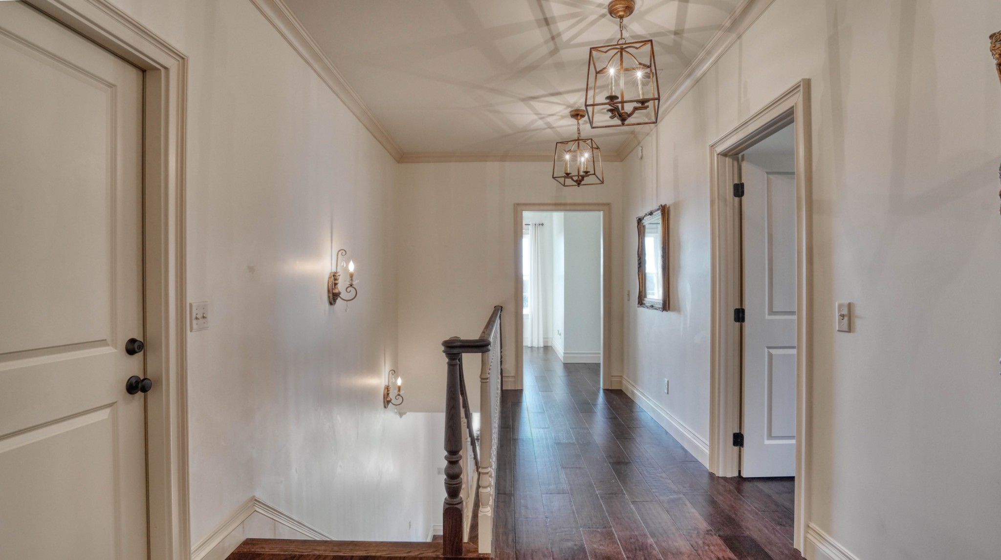 1368 Tidwell Switch Road Dickson, TN 37055 - Photo 44 of 69 a view of a hallway with wooden floor and staircase