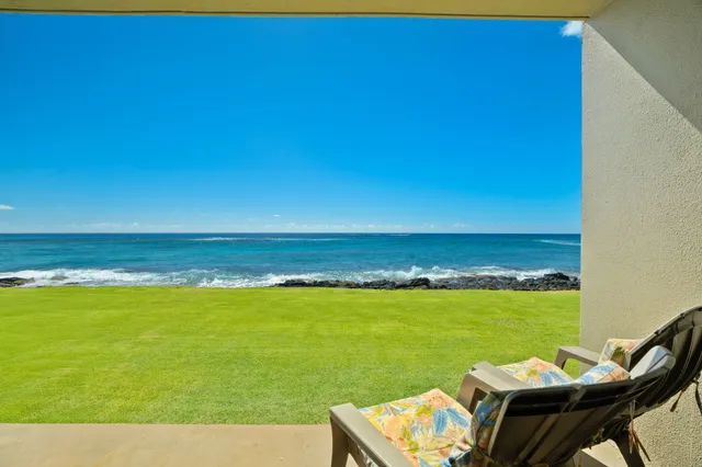 a view of a ocean from a balcony