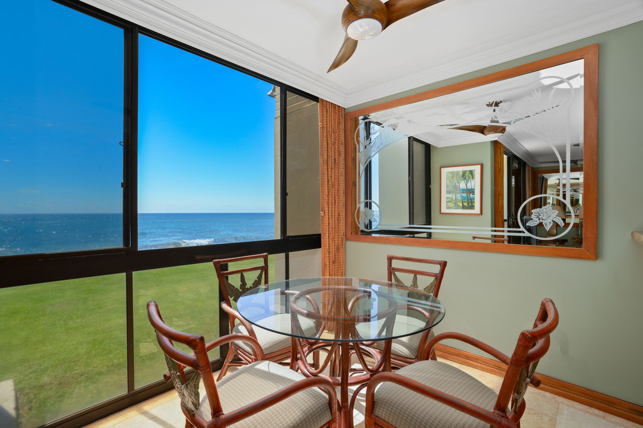 5050 Lawai Road, Unit 113 Koloa, HI 96756 - Photo 4 of 18 a view of an chairs and table in the balcony