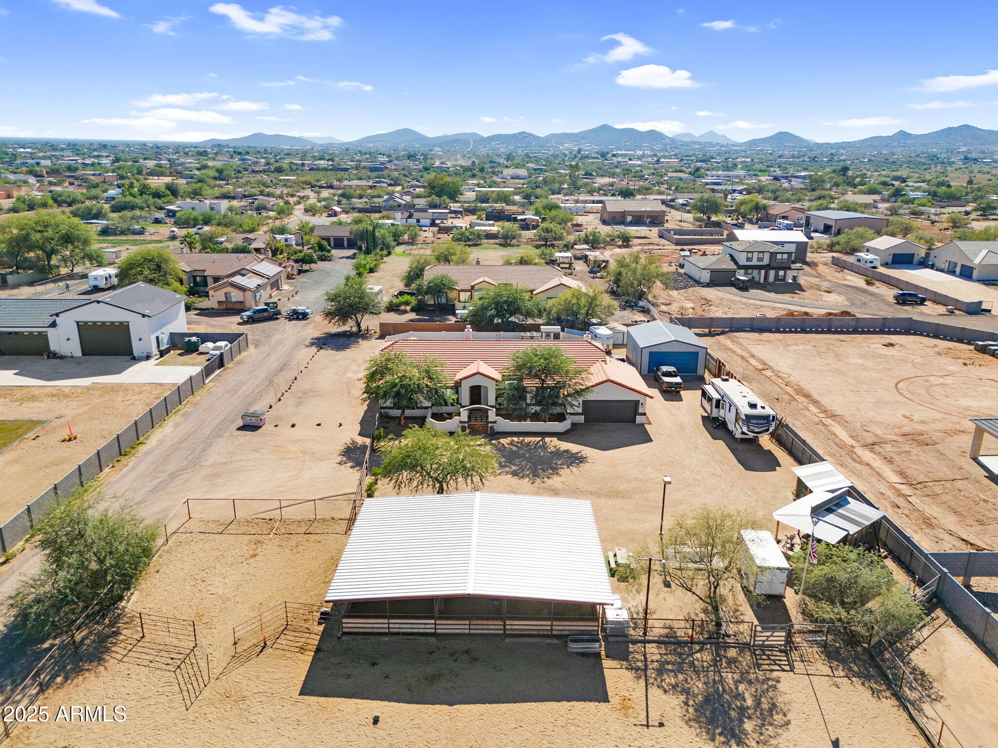 907 East Carlise Road Phoenix, AZ 85086 - Photo 57 of 70 an aerial view of residential houses with outdoor space