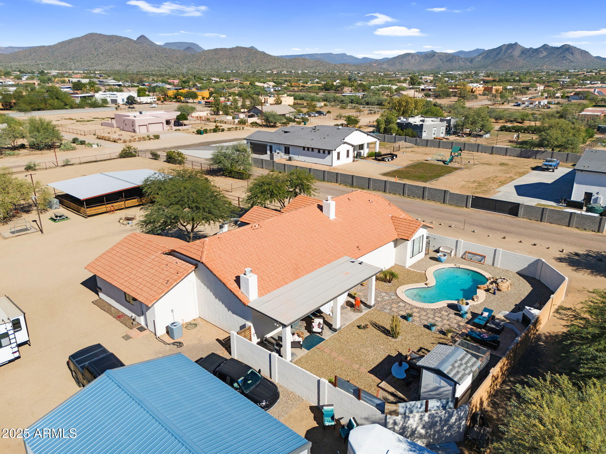907 East Carlise Road Phoenix, AZ 85086 - Photo 63 of 70 an aerial view of a house with a ocean view