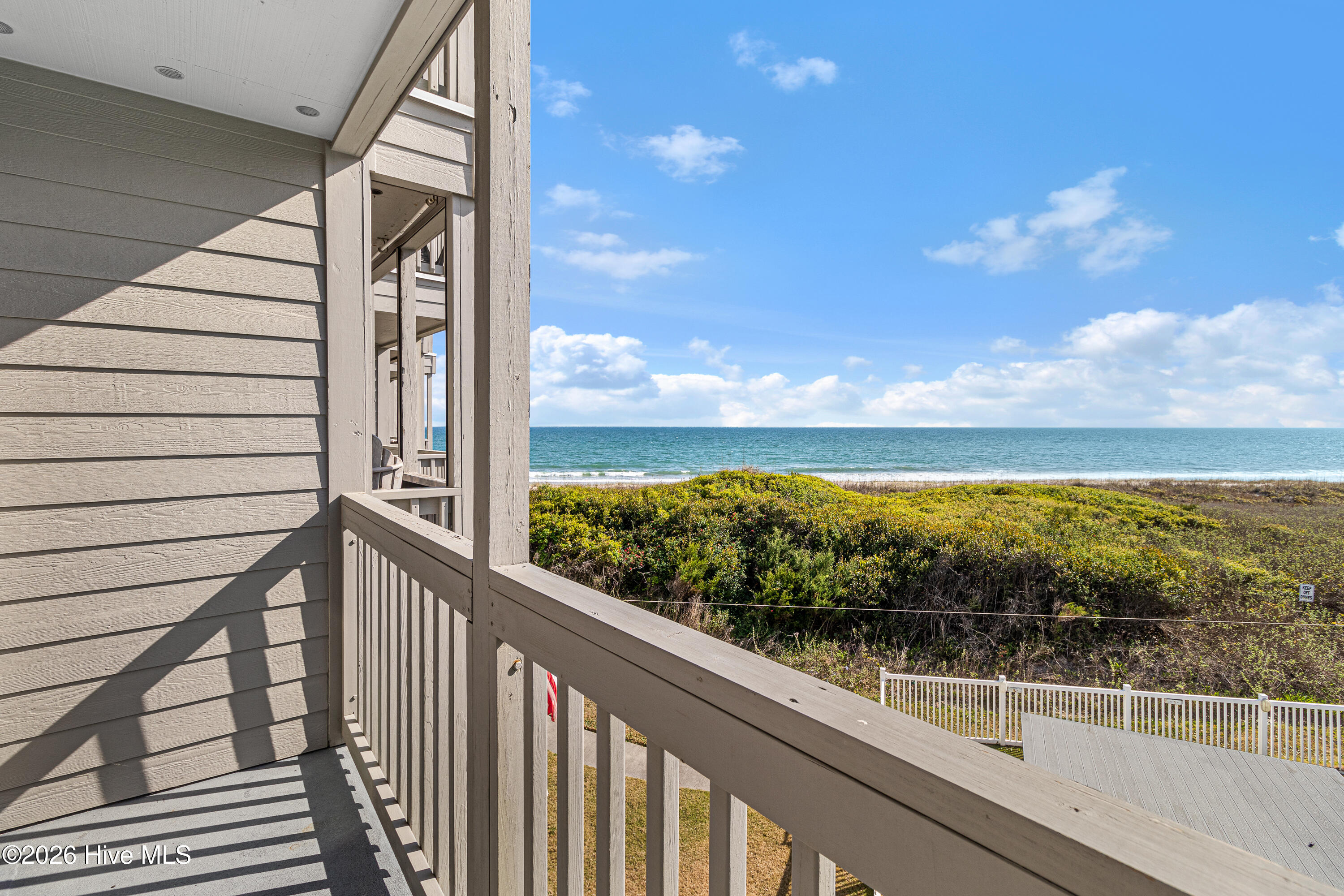 2111 West Fort Macon Road, Unit 248 DUNESCAPE Atlantic Beach, NC 28512 - Photo 22 of 45 Covered deck off of primary suite