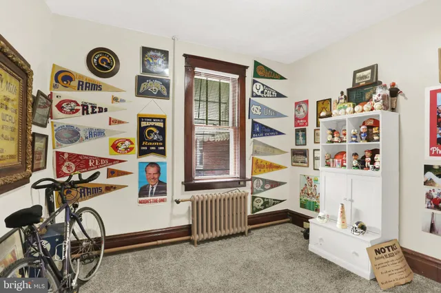 a building outdoor space with seating