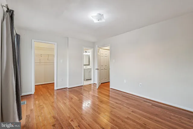 wooden floor in an empty room