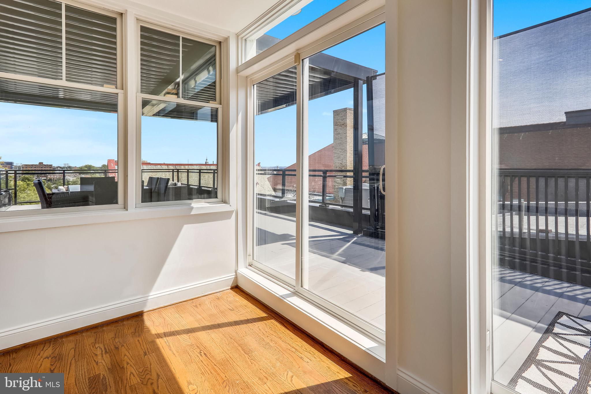 2719 13th Street Northwest, Unit 2 Washington, DC 20009 - Photo 22 of 26 Sunroom off Roof Deck