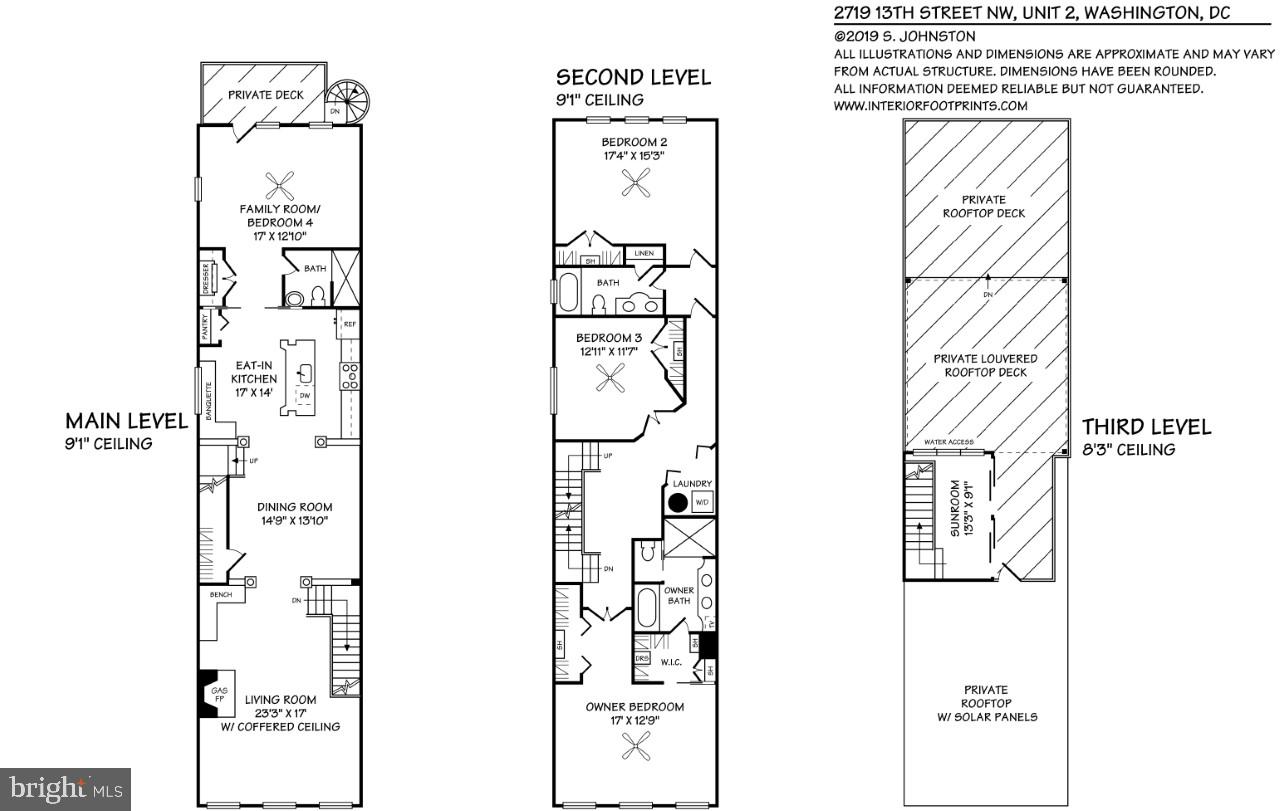 2719 13th Street Northwest, Unit 2 Washington, DC 20009 - Photo 26 of 26 Floor Plan