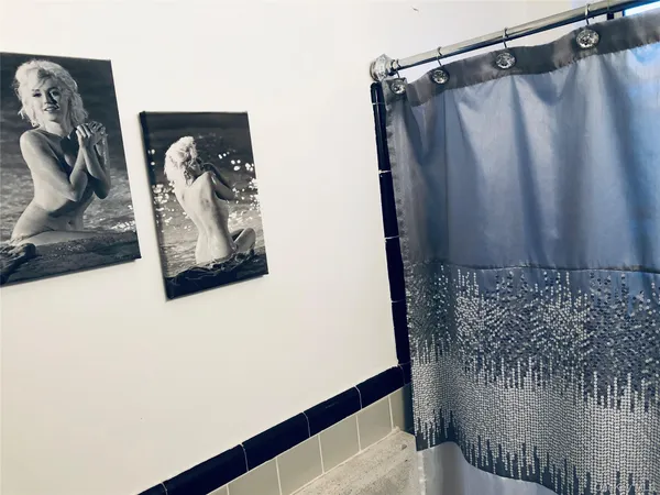 a view of a building with a garden