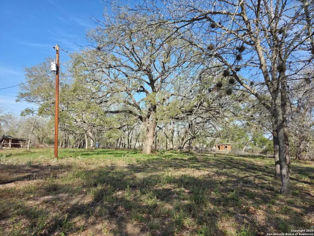 a backyard of a house