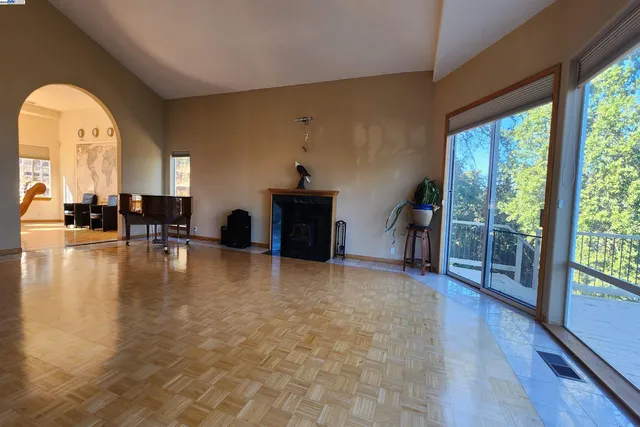 a bathroom with sink and mirror