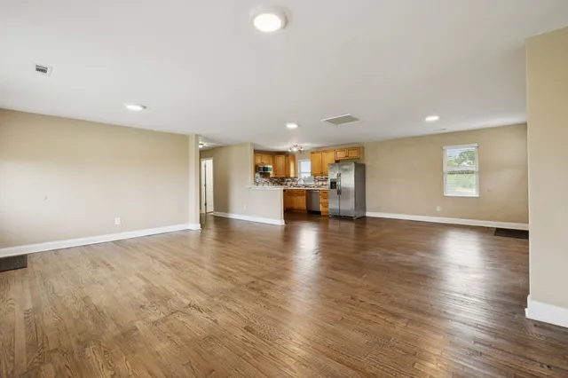 a view of livingroom with hardwood