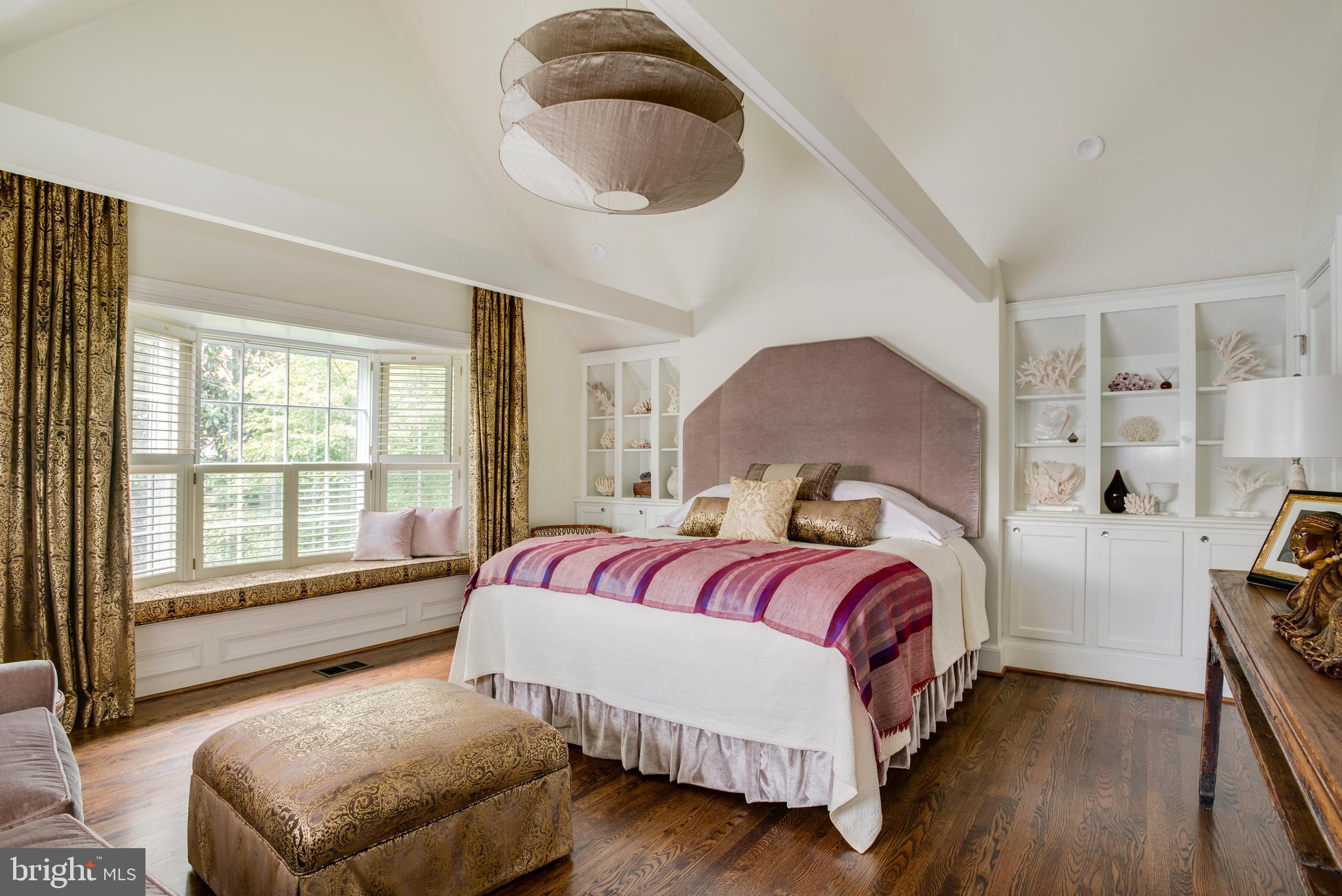 3218 Volta Place Northwest Washington, DC 20007 - Photo 19 of 30 Owner's Bed 2 w/ Vaulted Ceiling & Leafy Vistas