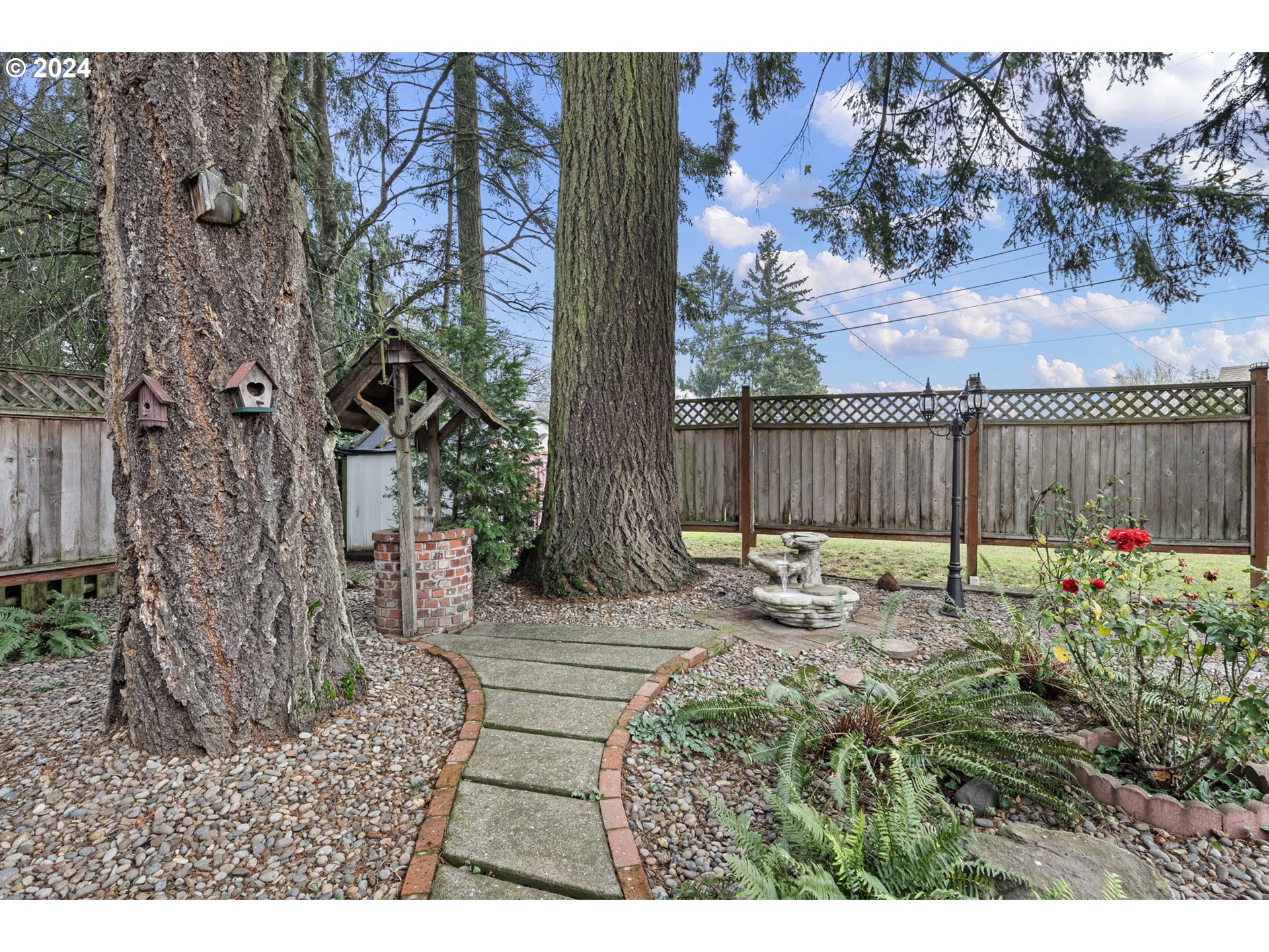 494 Winston Place Springfield, OR 97477 - Photo 20 of 48 a backyard of a house with lots of green space