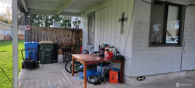 a view of storage and utility room