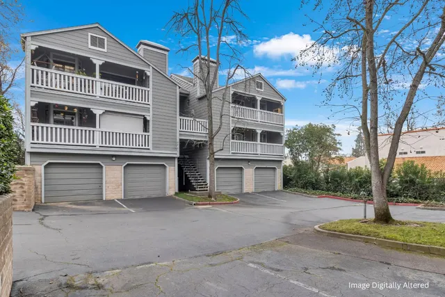 a front view of a building