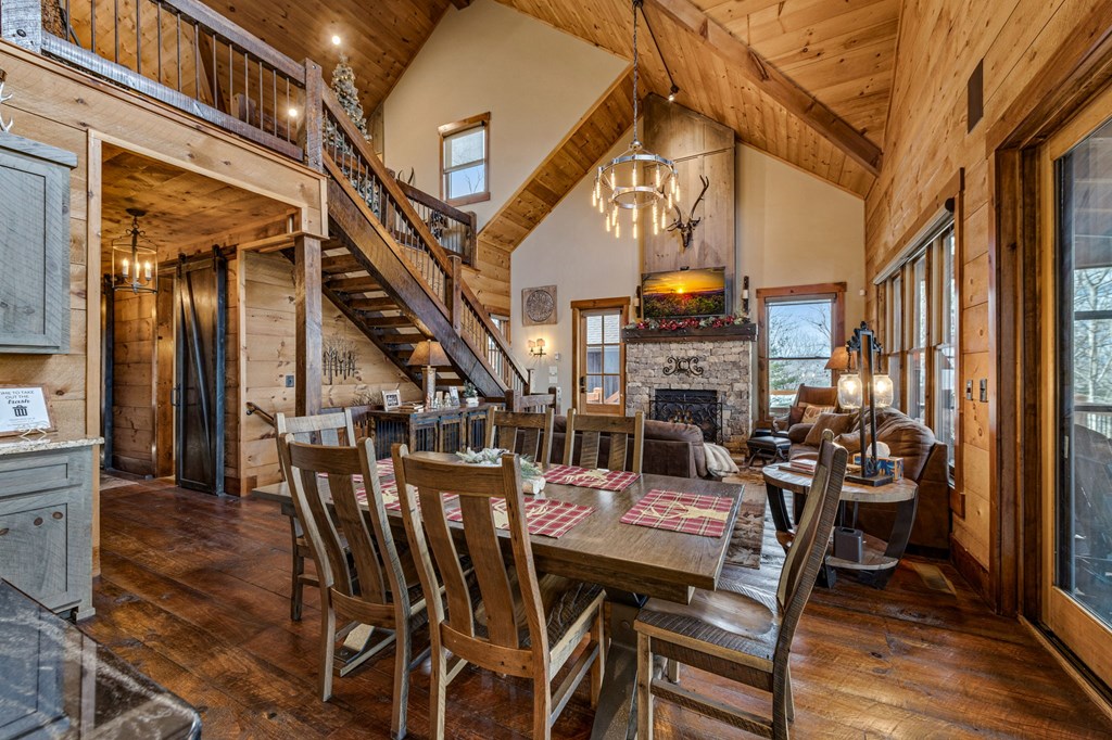 287 Scouts Overlook Lane Morganton, GA 30560 - Photo 26 of 84 a view of a chairs and table in the balcony