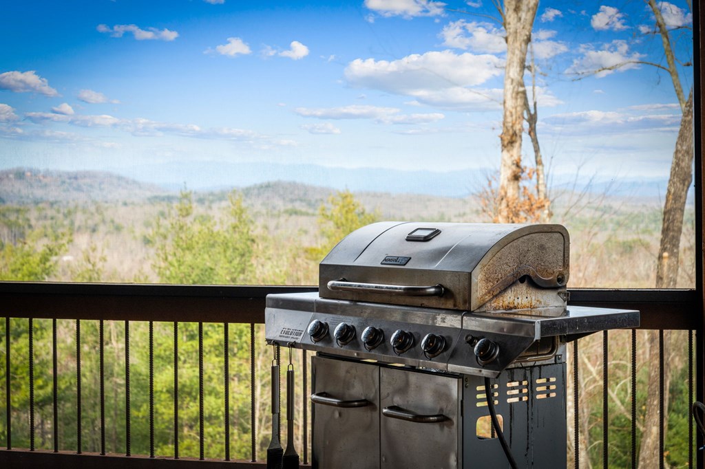 287 Scouts Overlook Lane Morganton, GA 30560 - Photo 37 of 84 a view of a balcony with furniture