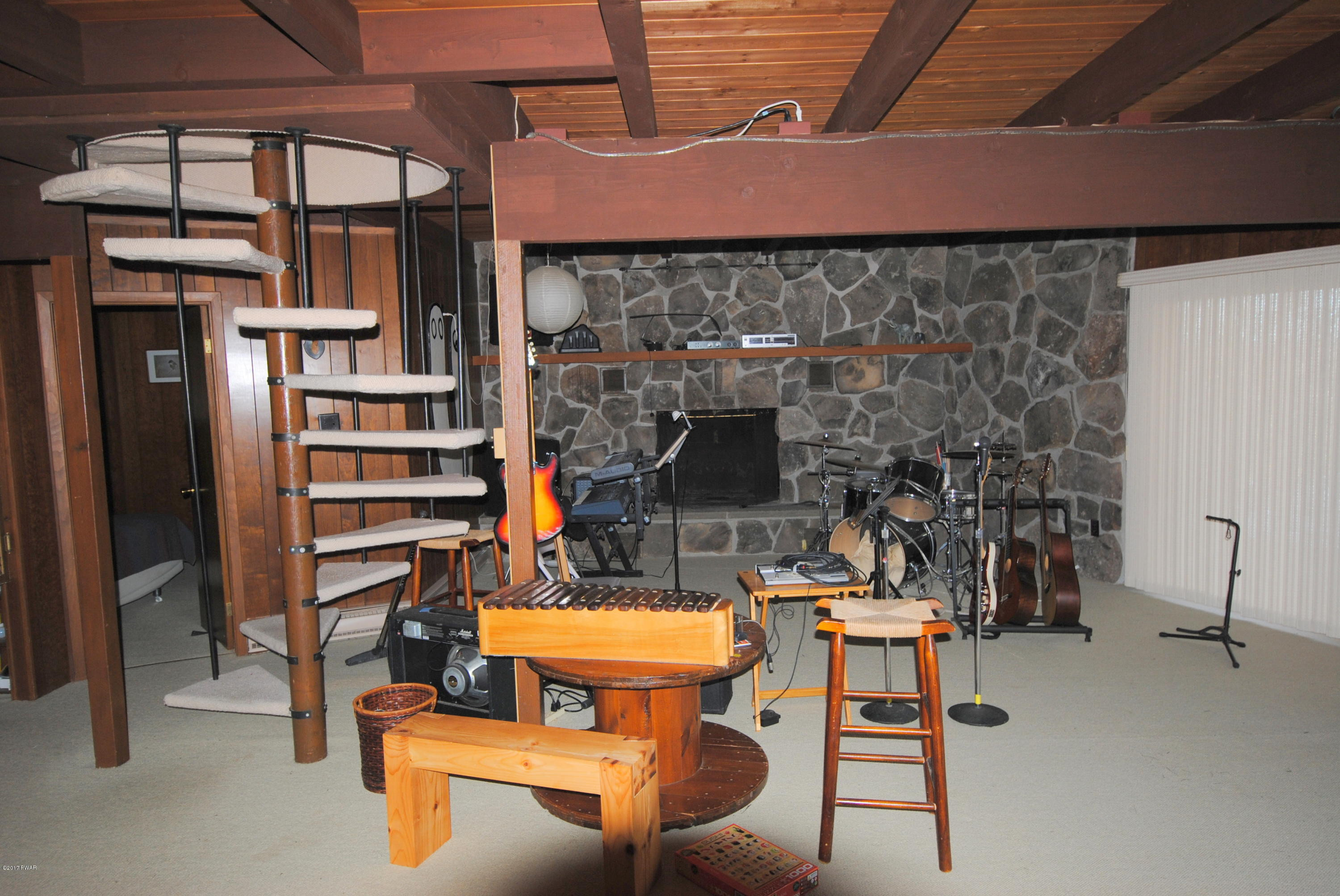 361 Stalker Road Equinunk, PA 18417 - Photo 18 of 26 Fireplace Lower Level