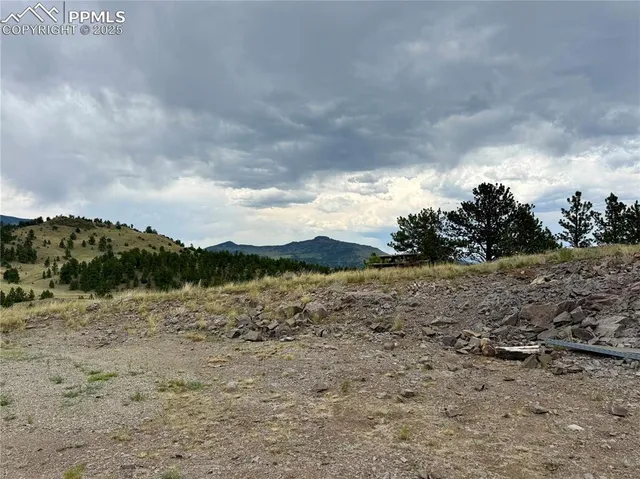 a view of swimming pool and mountain